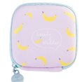 thumbnail image 1 of Earbud Case Cartoon Print Mini Multi-purpose Earphone Carrying Case Coin Bag, 1 of 10
