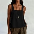 thumbnail image 6 of Perfectbot Women's Square Neck Tank Top, Cotton Sleeveless Cami Blouse with Adjustable Side Drawstrings, 6 of 7