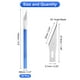 thumbnail image 2 of Cuchillo de utilidad de precisión Uxcell de 10 piezas Exacto para tallar manualidades en azul, 2 of 6