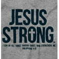 thumbnail image 2 of Jesus Strong Philippians 4:13 Bible Hoodie Sweatshirt Women Men Brisco Brands S, 2 of 5