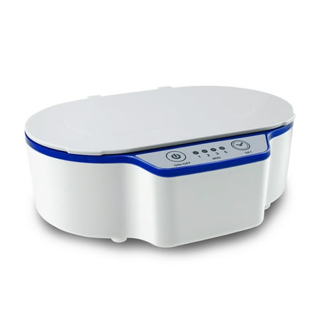 Portable Professional Ultrasonic Jewelry Cleaner with Digital Timer for Eyeglasses, Rings, Coins,household travel 45KHz
