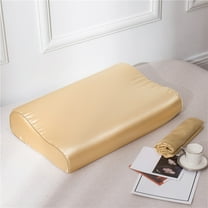 AuroraX Satin Silk Pillow Cases Breathable 15x23 Inch Khaki Pillowcase for Hair & Skin Ultra Soft Zip Closure Smooth Solid Improving Sleep