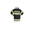 thumbnail image 2 of Aeromax FB-CHI-AD-SM Adult Fire Fighter Chicago Suit Small - Black, 2 of 2