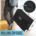 thumbnail image 3 of SereneLife EZ Air Mattress W/ Frame & Rolling Case, Foldable Self-Inflating Air Bed W/ Pump, Queen, 3 of 5