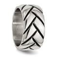 thumbnail image 4 of Stainless Steel Polished Braided Design Ring, 4 of 6