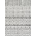 thumbnail image 2 of BoutiqueRugs Lali Bohemian, Transitional Runner Rug - Outdoor Safe - Off White, Charcoal, Medium Gray - 2'7" x 7'3" Runner, 2 of 6