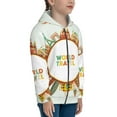 thumbnail image 5 of Kdxio World Travel3 Pattern Kids Boys Girls Zip Up Hoodie 3D Printed Hooded Sweatshirt Hoody Coat with Pocket 7-12 Y-Medium, 5 of 6