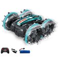 thumbnail image 1 of Carro De Control Remoto, Coche De Acrobacias Rc De Agua / Tierra De 2,4 Ghz Con Control Remoto Impermeable Duradero Seguridad A Prueba De Golpes Coche De Carreras De Doble Cara Para Regalo De Ni帽os, 1 of 5
