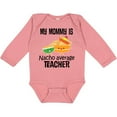 thumbnail image 3 of Inktastic My Mommy is Nacho Average Teacher Boys or Girls Long Sleeve Baby Bodysuit, 3 of 5