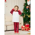 thumbnail image 5 of Conjunto de pijama navideño con estampado a cuadros nuevo de 2024 para familia, adultos, niños, bebés y perros, ropa a juego, pijamas de aspecto suave para hacer uno mismo, 5 of 5
