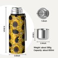 thumbnail image 7 of 20 Oz Sunflower Coffee Tumbler Double Wall Insulated Stainless Steel Water Bottle | Metal Reusable Thermoses Flask with Cup Cap | Leak & Sweat Proof with Anti-Dust Lid, 7 of 7