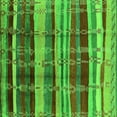 thumbnail image 1 of Ahgly Company Indoor Square Oriental Green Industrial Area Rugs, 4' Square, 1 of 4