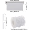 thumbnail image 2 of Vertical Blind Repair Kit, Vertical Blind Accessories, Plastic Chain Connector Top Connector 89mm Weight Slats, 2 of 5