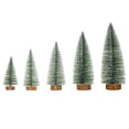 thumbnail image 2 of Travelwant 5Packs Tabletop Mini Christmas Tree,Artificial Christmas Tree Miniature Pine Christmas Tree with Linen Base Perfect for Christmas Decorations, 2 of 8