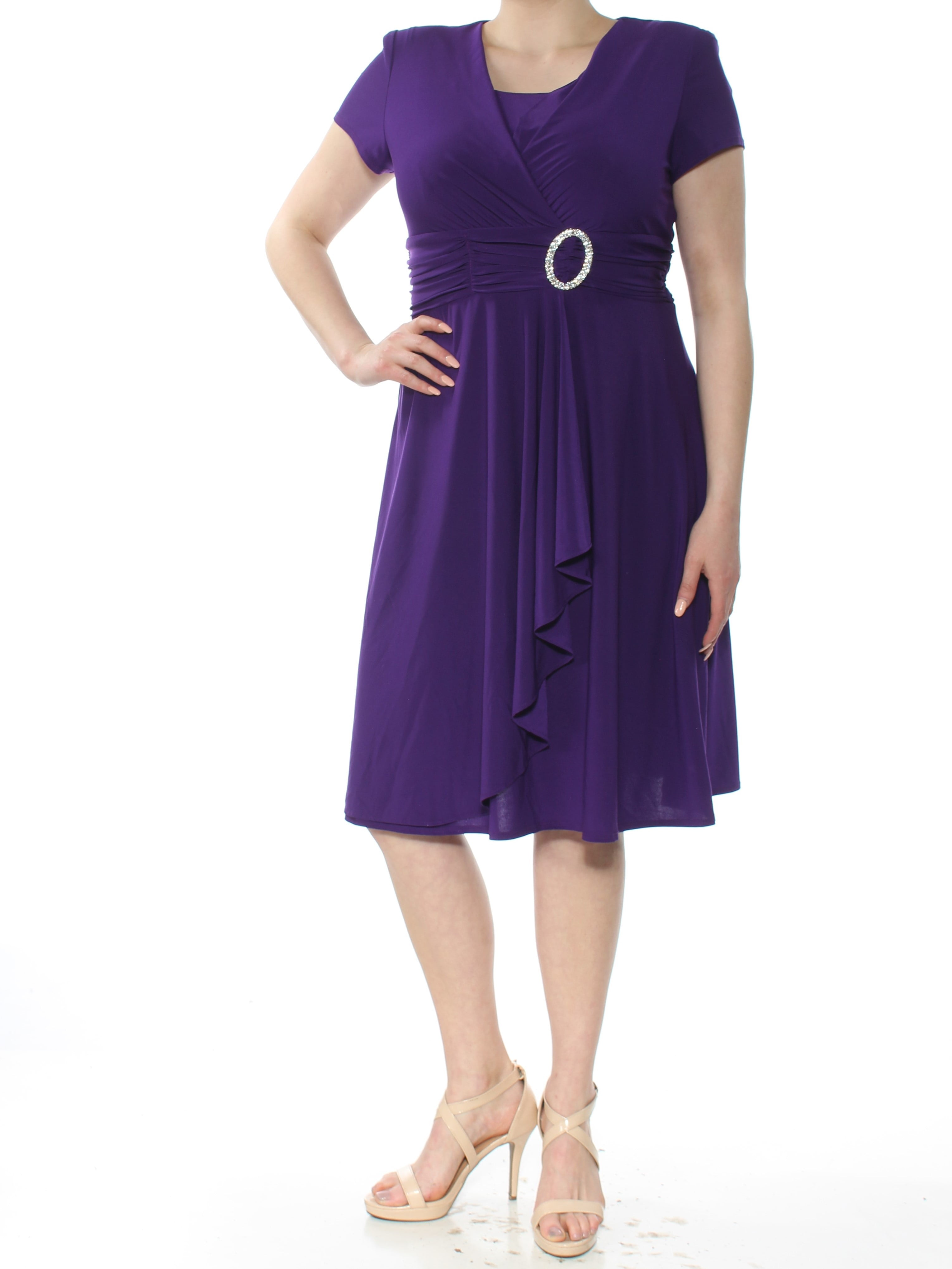 r & m richards faux wrap dress