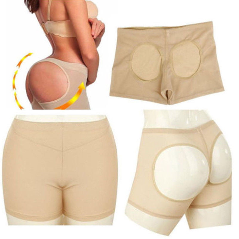 FLORATA Womens Seamless Butt Lifter Padded Panties Enhancer Underwear 