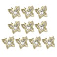 thumbnail image 2 of dianhelloya Nail Art Supplies 10Pcs/Set Nail Alloy Ornament Various Shape Non-Fading AB Coating Vintage Series Art Parts Charms Metal Accessories for Female, 2 of 8