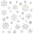 thumbnail image 1 of Pegatinas para ventana con copos de nieve, pegatinas para ventana con estrellas brillantes, pegatinas para ventana con puntos brillantes, pegatinas para piso, pegatinas autoadhesivas, calcomanías, 1 of 8