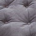 thumbnail image 3 of Cordoba Contemporary Button Tufted Fabric Ottoman, Gray, 3 of 12