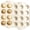 Beige-12 CUP, variant on Kikcoin 2 Pack Muffin Pan Set, 24-Cup Non-stick Cupcake Pan, Carbon Steel Baking Pans Oven Safe up to 446℉
