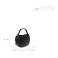thumbnail image 4 of Crossbody Dama MM ITALY L3232 Simipiel Negro, 4 of 4