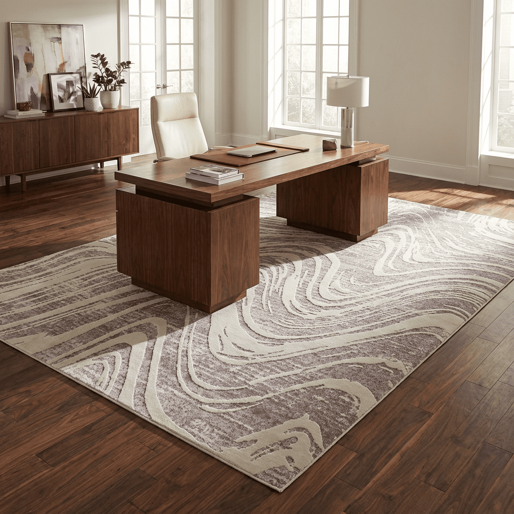 Rug Branch Nomad Abstract Indoor Area Rug, Beige, Coastal - Living Room, Bedroom, Dining Room