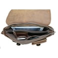 thumbnail image 3 of Vagarant Traveler 12.5" Oil Tanned Cowhide Leather Satchel L80.DD, 3 of 3