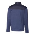 thumbnail image 3 of Men's Cutter & Buck  Navy LA Galaxy Stealth Hybrid Quilted Full-Zip Windbreaker Jacket, 3 of 3