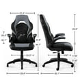 thumbnail image 7 of MyOfficeInnovations Gaming Chair Black and Grey 2829477, 7 of 7