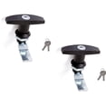thumbnail image 4 of 1 Pair Of Zinc Alloy T-handle Door Lock Latch Garage Cabinet Lock Kit For Truck Cabinet Garage Door Lock For Rv Trailers, 4 of 6