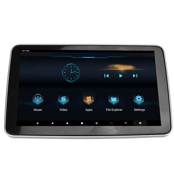 Headrest Multimedia Player, 10.1in Touchscreen Car Headrest 8 Core CPU For Vehicles