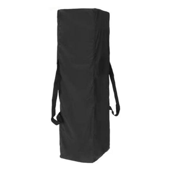 Black Waterproof Canopy Tent Storage Bag Oxford Cloth Cover with Drawstring Closure Hand Straps UV-Resistant Outdoor Furniture Protection