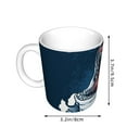thumbnail image 2 of Yiaed Shark Print Ceramics Coffee,Large Handle Design,Extra Large Tea and Coffee Cup for Office and Home Mugs, 2 of 6