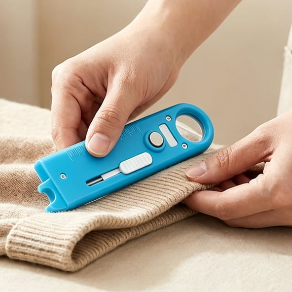CozeLy 4-in-1 Needle Threader with Seam Ripper Compact Handheld Threading Tool for Easy Sewing Machine and Hand Stitching Supplies Accessories