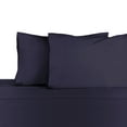 thumbnail image 2 of Soft Lightweight Brushed Cotton Blend Pillowcases – 2-Pack Standard – Navy, 2 of 11