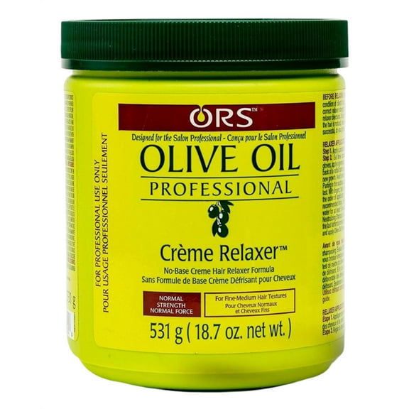 Ors Olive Oil Creme Relaxer Normal Strength 18.7 Ounce Jar (555ml) (Pack of 3)