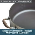 thumbnail image 2 of Anolon Advanced Home 7.5 Quart Hard-Anodized Nonstick Wide Stockpot with Lid, Bronze, 2 of 6