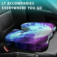 thumbnail image 4 of Premium Galaxy Pattern Memory Foam Seat Cushion Ergonomic Chair Pad for Office Chair, Car, Airplane & Bleachers Sciatica, Tailbone Hip & Back Pain Relief - Chair Cushion for Long Office Workers., 4 of 5