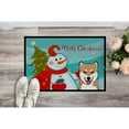 thumbnail image 2 of Carolines Treasures BB1845MAT Snowman With Shiba Inu Indoor & Outdoor Mat- 18 x 27 in., 2 of 2