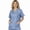 Ciel Blue, variant on HeedFit Unisex Scrub Top, V-Neck, Multiple Pockets, s, Charcoal