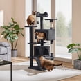 thumbnail image 2 of Árbol para Gatos Yaheetech Torre de 137 cm con Condominio y Poste Rascador, 2 of 9