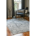 thumbnail image 2 of Designer Home Slate Area Rug 4535 10291 Mizar Wheat Faded Worn 7' 10 x 7' 10" Round, 2 of 2