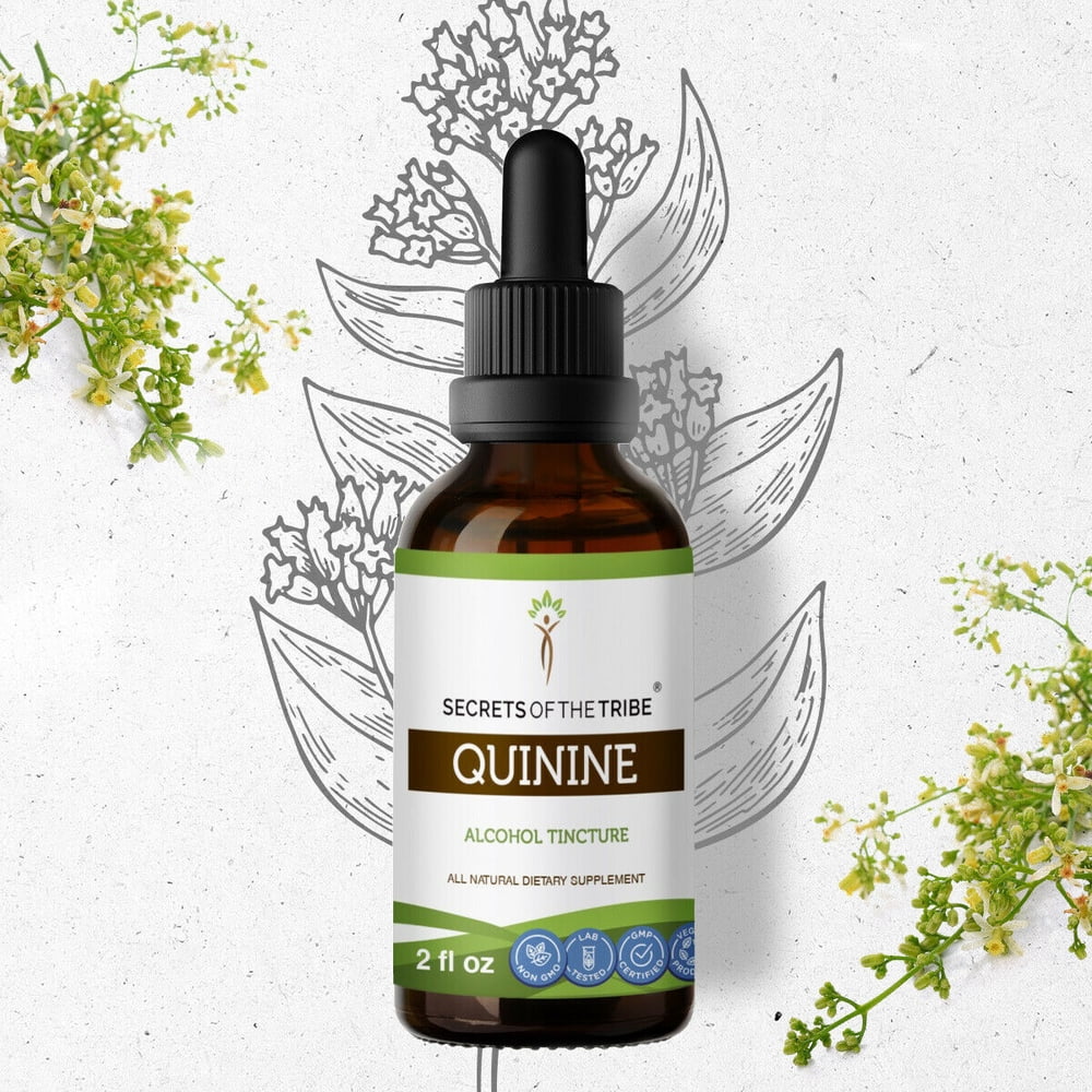 Quinine Tincture Alcohol Extract, Wildcrafted Cinchona Cinchona officinalis Promotes Muscle