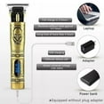 thumbnail image 3 of Hair Clippers for Men,Professional Hair Trimmer Zero Gapped T-Blade Trimmer Cordless Rechargeable Edgers Clippers Electric Beard Trimmer Shaver Hair Cutting Kit with LCD Display, 3 of 7