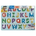 thumbnail image 3 of Melissa & Doug Disney Classics Alphabet Wooden Peg Puzzle (26 pcs), 3 of 9