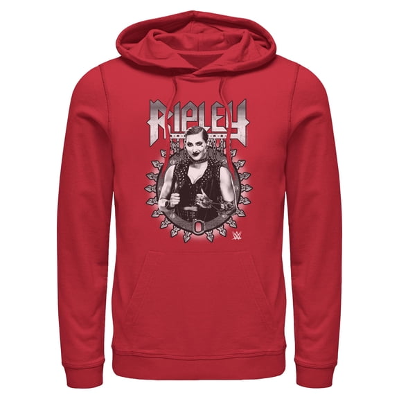 Mens WWE Ripley Black and White Photo Lightweight Hoodie