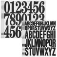 thumbnail image 1 of 8 Sheets Letter And Number Stickers Adhesive Letter Stickers Alphabet Stickers Number Decals, 1 of 3