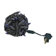 thumbnail image 3 of Novelty Lights 50 Light Blue LED Christmas Mini Light Set (Black Wire, 25 Feet), 3 of 7