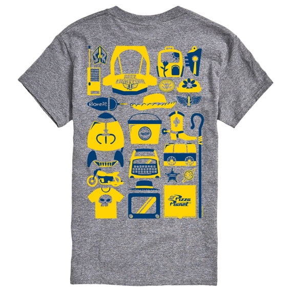 Toy Story - Icon Grid - Men's Short Sleeve Graphic T-Shirt