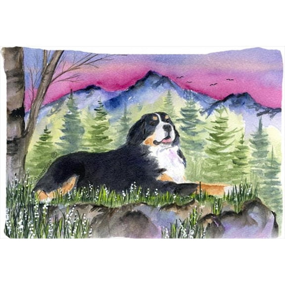 20.5 x 30 in. Bernese Mountain Dog Moisture Wicking Fabric Standard Pillowcase